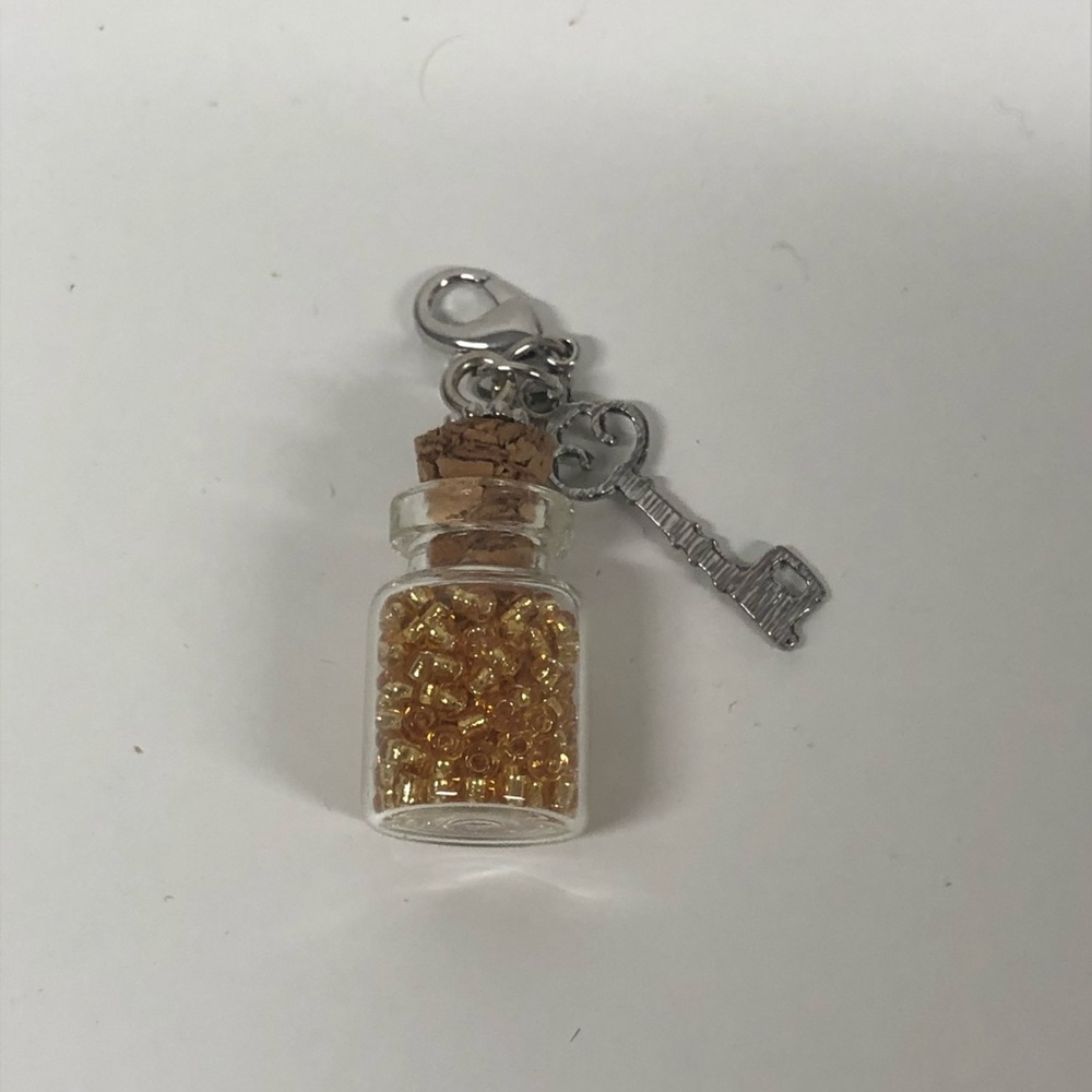 Glitter Bottle Keychain